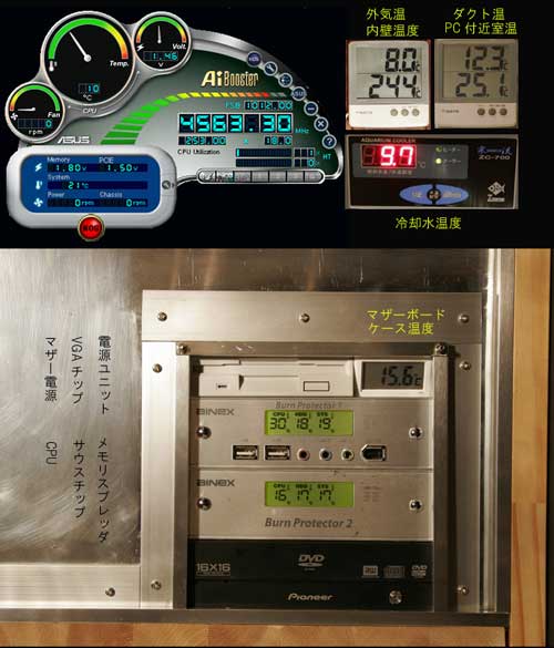 DVD-PC1のover clock 4,563GHz