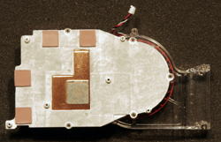 RadeonX850XT純正ファンのメモリー冷却