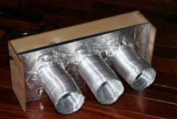 冷気分配器正面