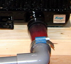 ラジエター接続