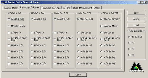 DELTA control panel router