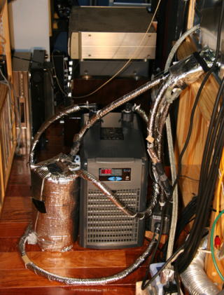 自作パソコンチラー水冷装置